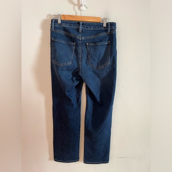 3/$20 Chico’s High Rise Straight Leg Ankle Dark Wash Jeans Size 0/4 - Picture 2 of 3